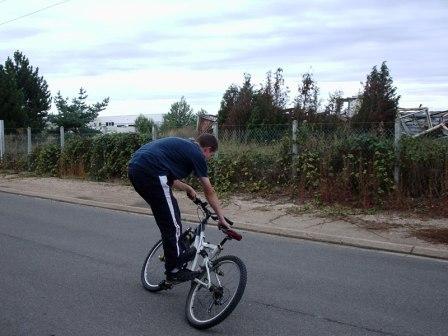 Fabien et le v&eacute;lo de sonic